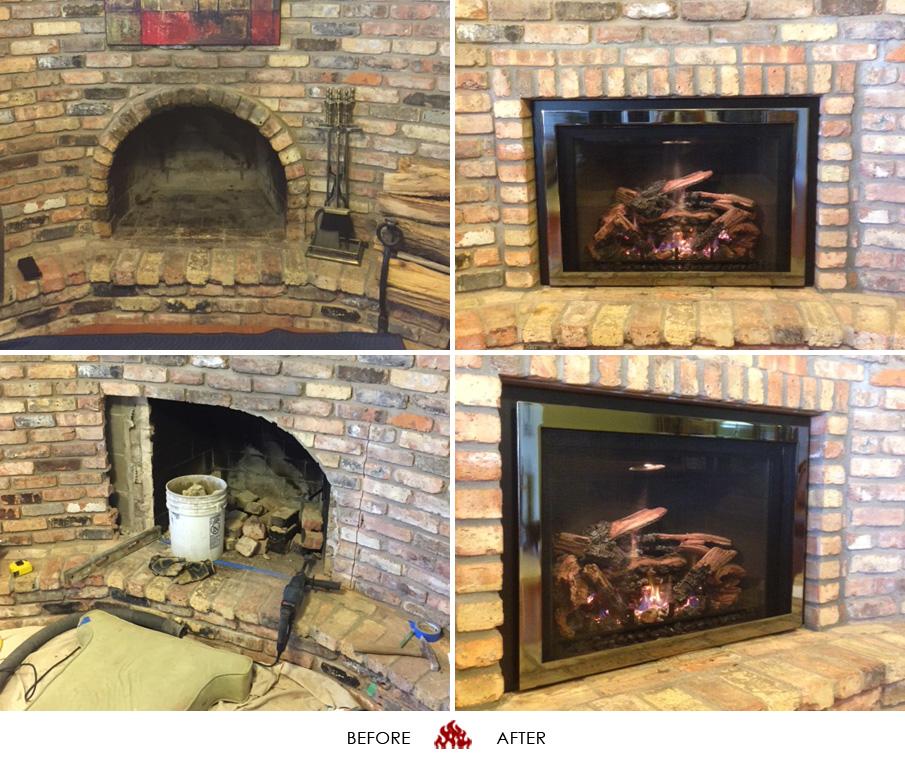 Plymouth Mn Fireplace Twin City Stone Hearth S Fv44i Gas Insert The Fireplace Is Equipped W A Small Grace Surround Swedish Nickel Front And Black Porcelain Interior With